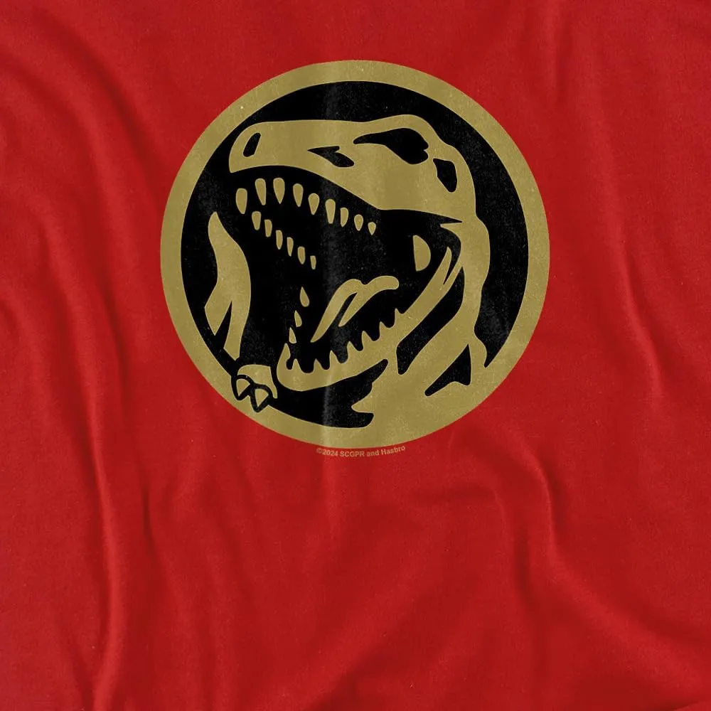 Power Rangers Costume Chest Badge Collection Unisex Adult T Shirt