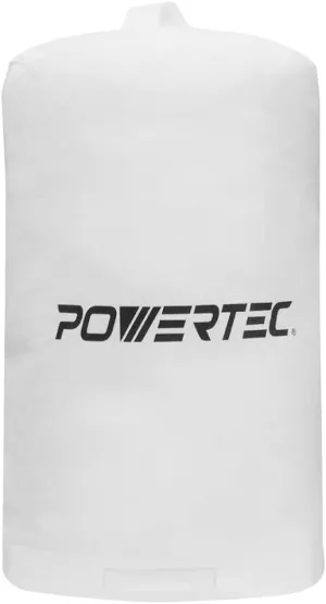 POWERTEC 70335 Dust Collector Bag, 15" x 23", 1 Micron Filter, For Delta, JET, Grizzly, Shop Fox, Harbor Freight, and POWERTEC DC-1080/ DC-1081