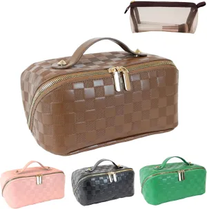 Premium Makeup Bag, Travel Toiletry Bag Set, Ideal Toiletry Bag for Women and Travel Essentials, great Makeup Bag Set, Beach Essentials, Cruise Ship Essentials, Road Trip Essentials.
