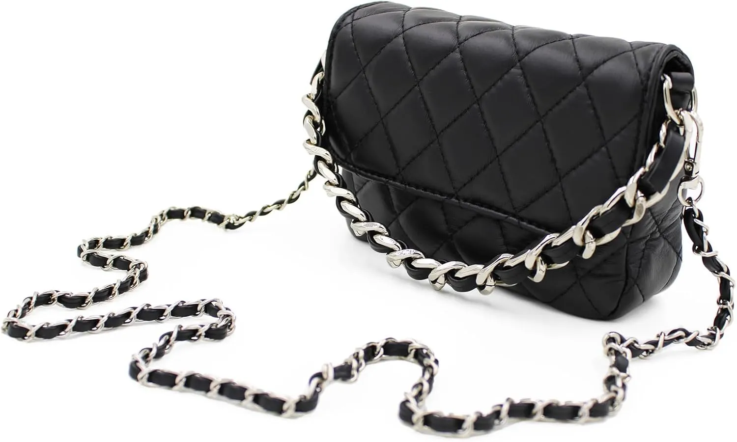 Premium Small Soft Vegan Leather Quilted Shoulder Bag Crossbody Handbag