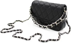 Premium Small Soft Vegan Leather Quilted Shoulder Bag Crossbody Handbag