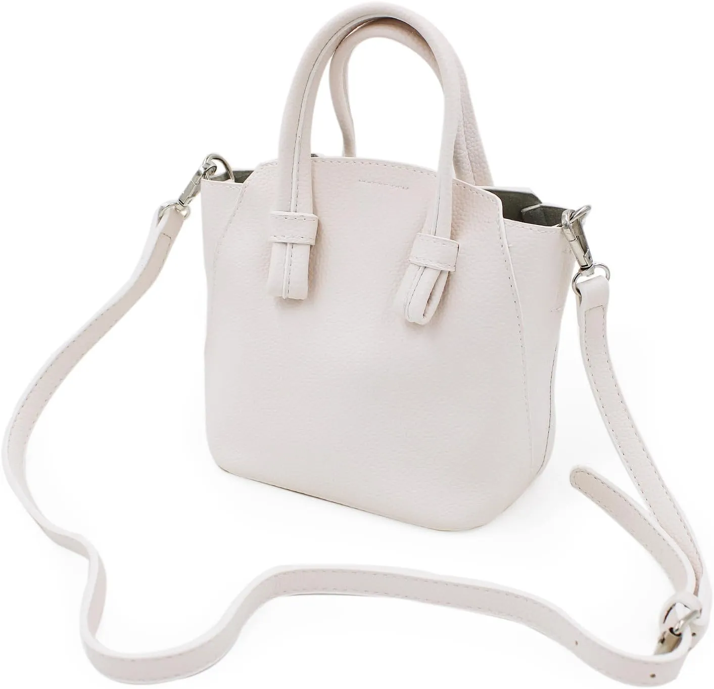 Premium Small Soft Vegan Leather Tote Top Handle Handbag Shoulder Bag Crossbody