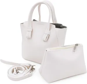 Premium Small Soft Vegan Leather Tote Top Handle Handbag Shoulder Bag Crossbody