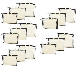 PRETYZOOM 15pcs Dust Bag Storage Bag Purse Storage Bags Closet Storage Bags and The Bag Organizers for Tote Purse Organizer for Closet Comfortable Purse Dust Pouches Clear Tote Bag