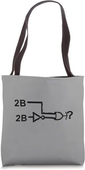 Programer Hamlet Soliloquy Question Quotation Tragedy Play Tote Bag