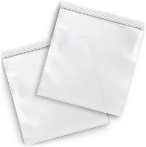 PSBM 6 Inch x 17 Inch Zipper Bags, 1000 Count 2 Mil Clear Reclosable Zip Poly Plastic Parts Bags, Lightweight & Durable Reclosable Zip Bags for storage and organization