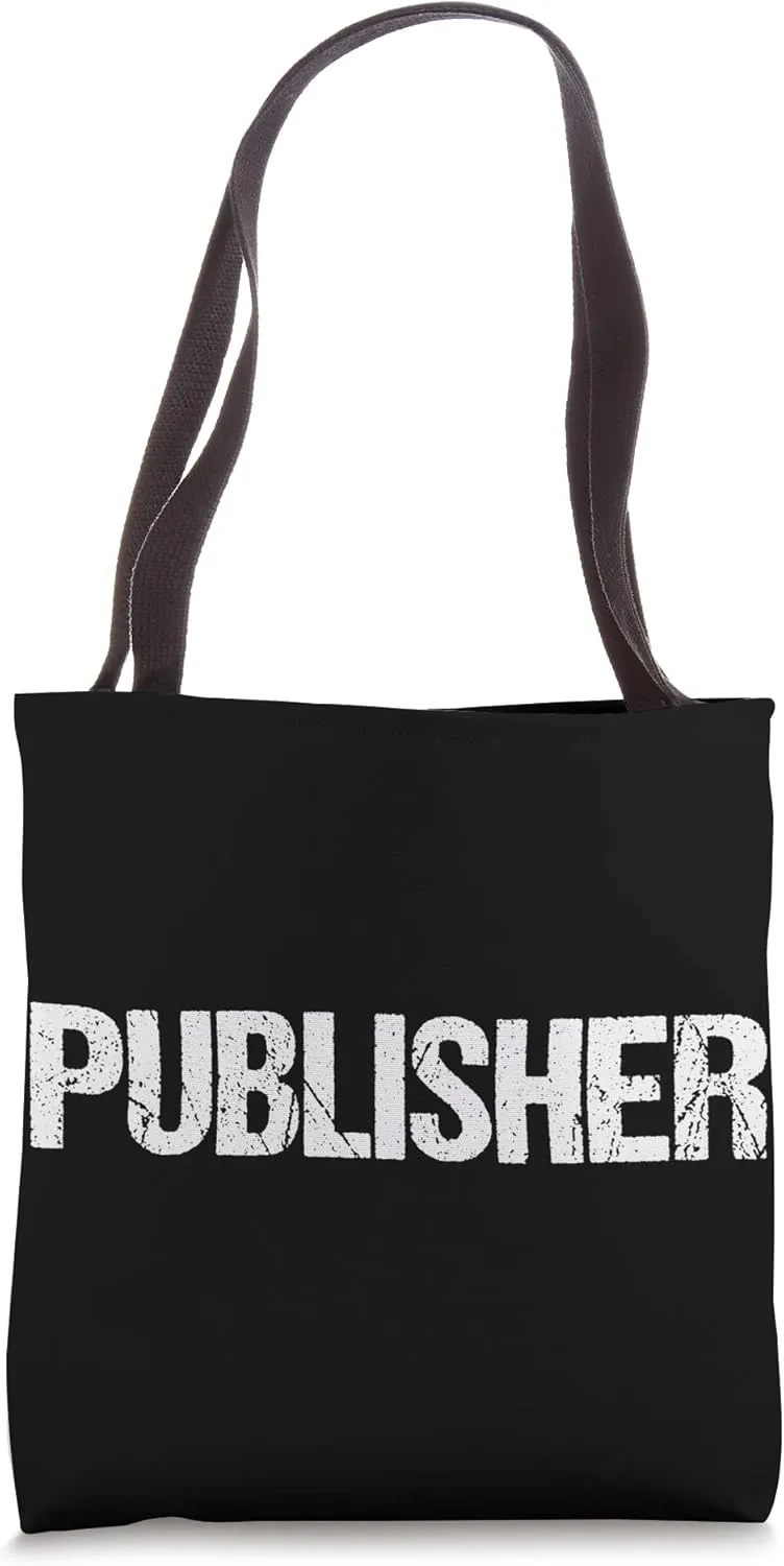 Publisher Simple Title Tote Bag