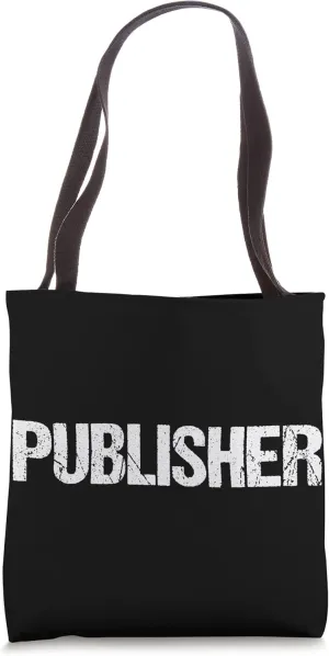 Publisher Simple Title Tote Bag