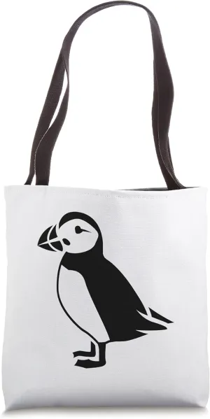 Puffin Iceland Love Cute Bird Gift Puffin Bird Tote Bag
