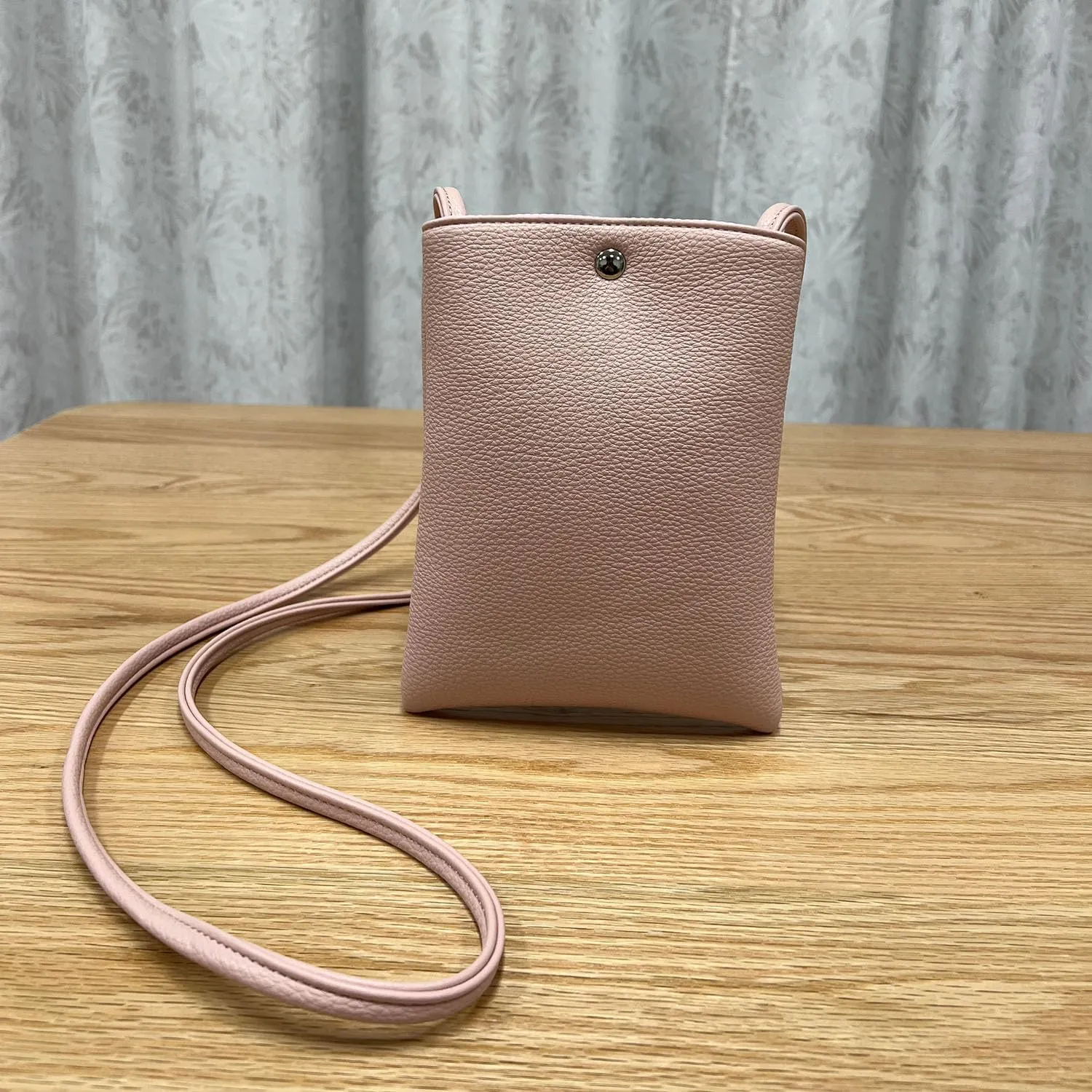 Pure Nylon Mobile Phone Bag Mini Cloth Bag ins Style Japanese Simple and Versatile Messenger Small Square Bag