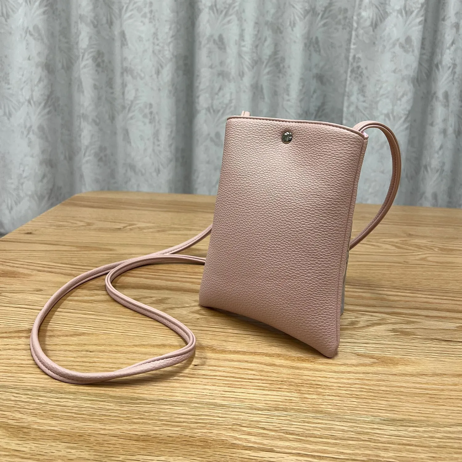 Pure Nylon Mobile Phone Bag Mini Cloth Bag ins Style Japanese Simple and Versatile Messenger Small Square Bag