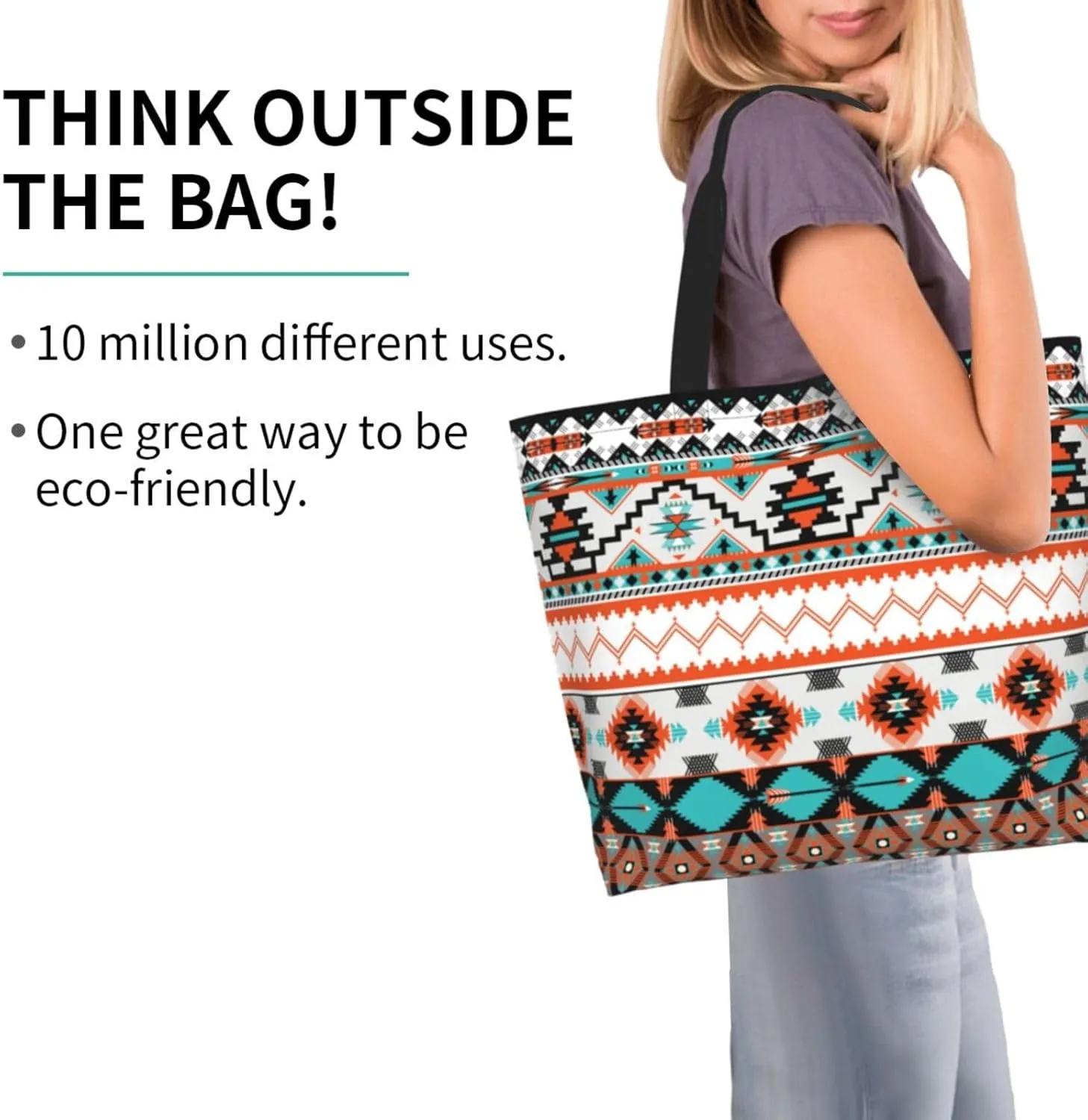 Purple Green Fleur De Lis Tote Bag For Women, Shoulder Bags Big Reusable Grocery Handbag For Travel Gym Picnic