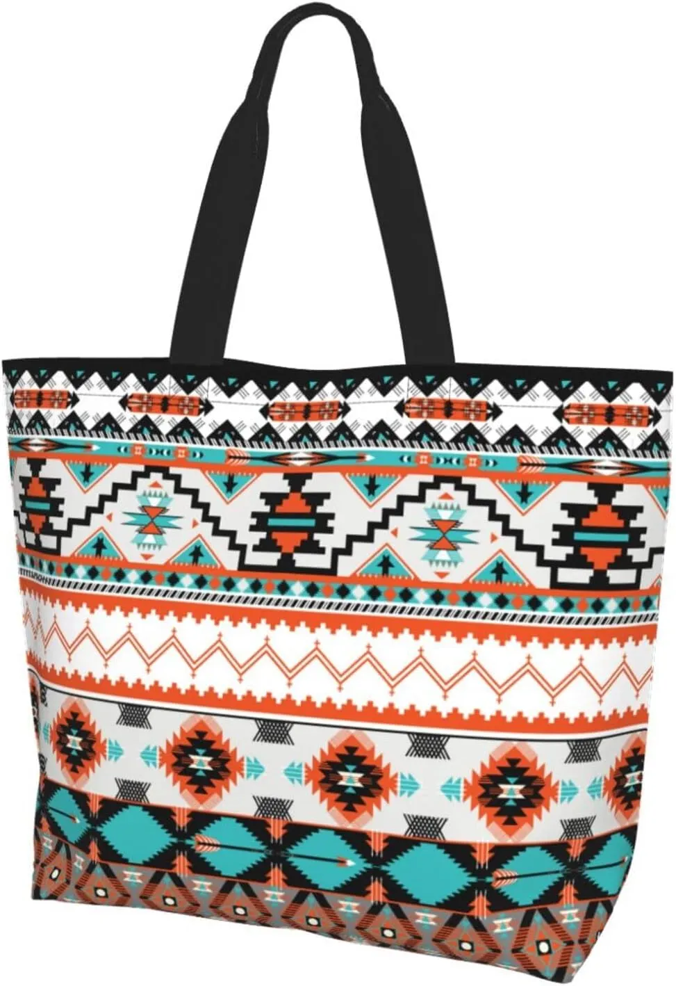 Purple Green Fleur De Lis Tote Bag For Women, Shoulder Bags Big Reusable Grocery Handbag For Travel Gym Picnic