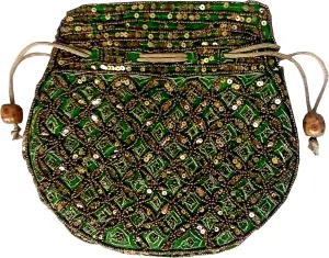 Purpledip Potli Bags Drawstring Purse (Potli02$)