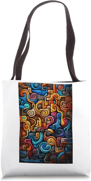 "Whimsical Tangles" Tote Bag