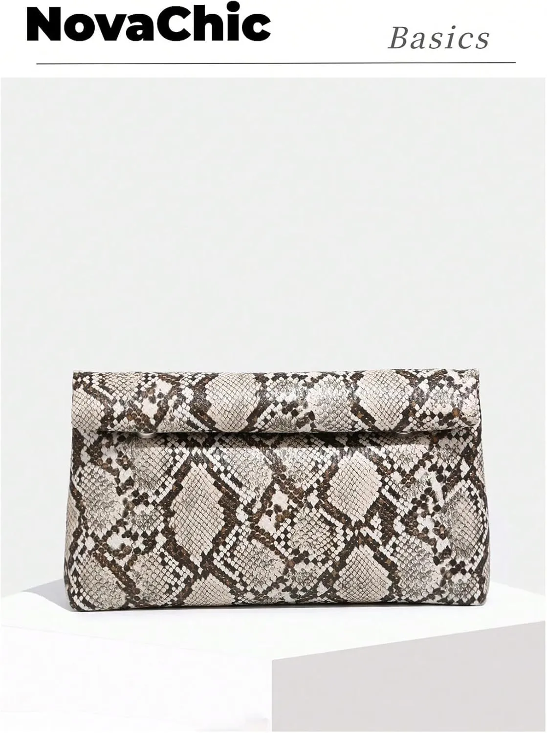 QWINEE Women's Woven Leather Clutch Purses Braided Vintage Evening Handbags