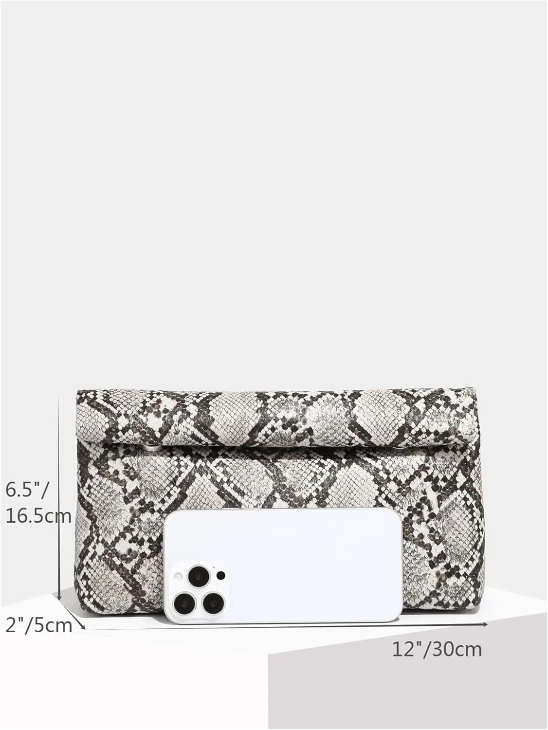 QWINEE Women's Woven Leather Clutch Purses Braided Vintage Evening Handbags