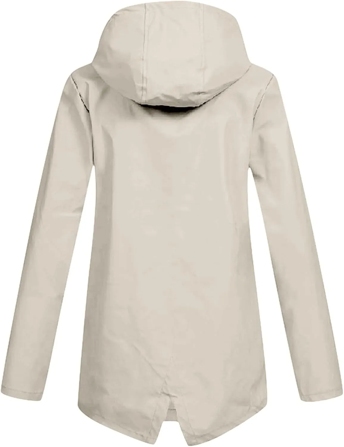 Rain Jackets for Women Hooded Raincoat Windproof Lightweight Lined Windbreaker Travel Jackets
