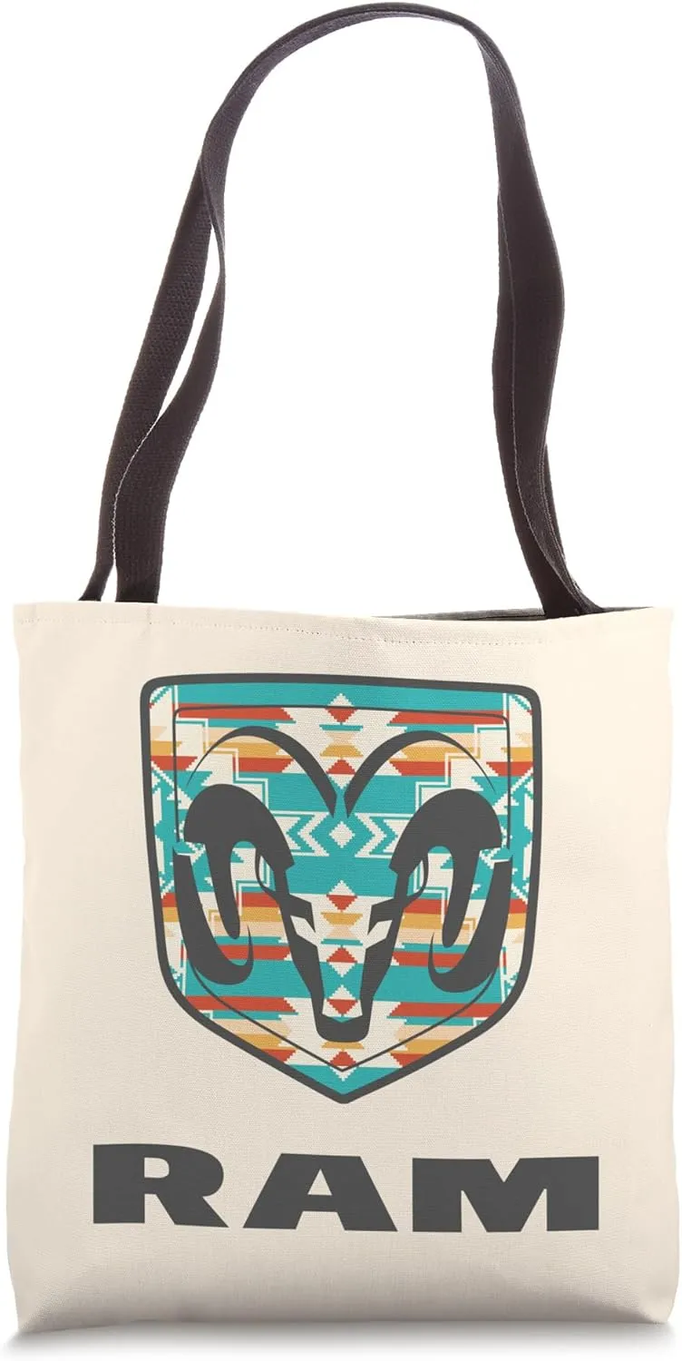 RAM Trucks Patterened Logo Tote Bag