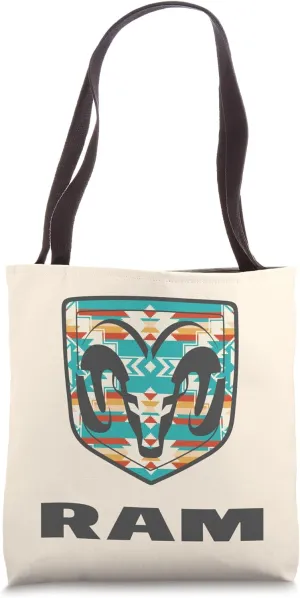 RAM Trucks Patterened Logo Tote Bag