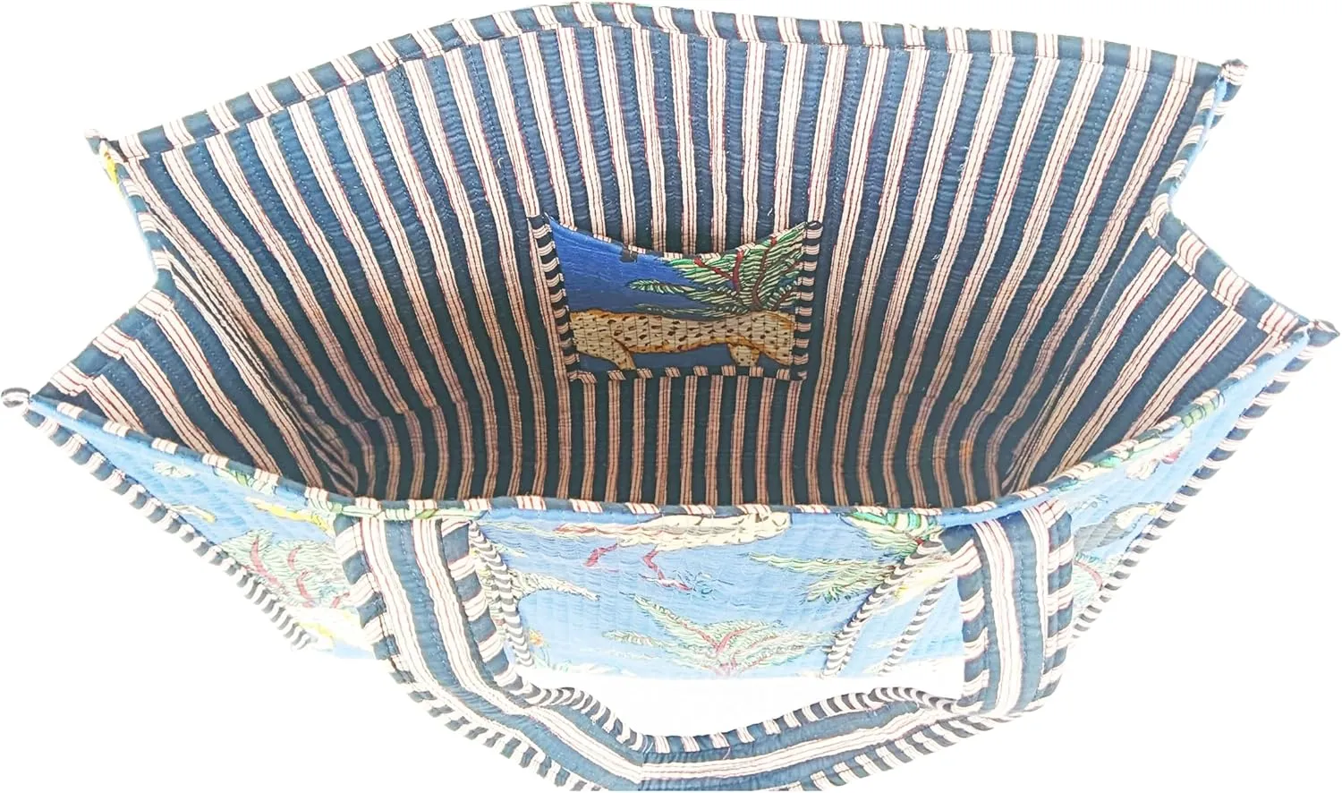 Rastogi Handicrafts Quilted Cotton Women Beautiful Printed Grocery Shopping Bag, Shoulder Bag, Tote Bag, Travel Bags