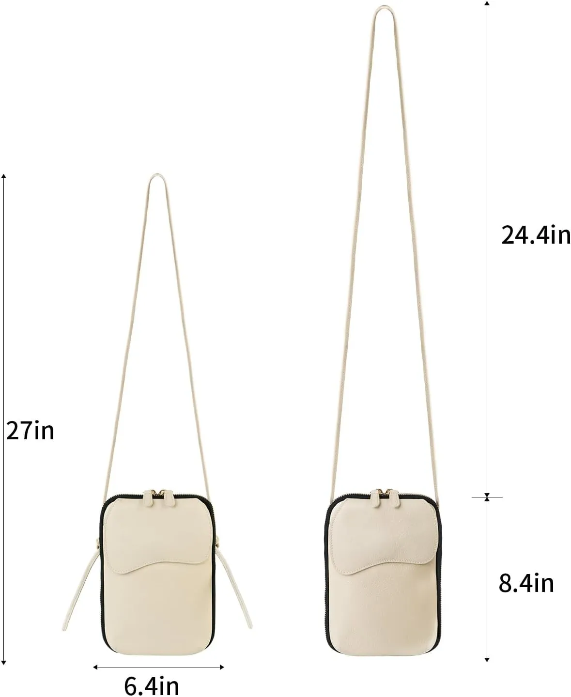 REAL LEATHER CROSSBODY HANDBAG FOR WOMEN,SMALL SIZE PHONE BAGS WITH MAGNETIC LOCK,ZIPPER CLOSURE