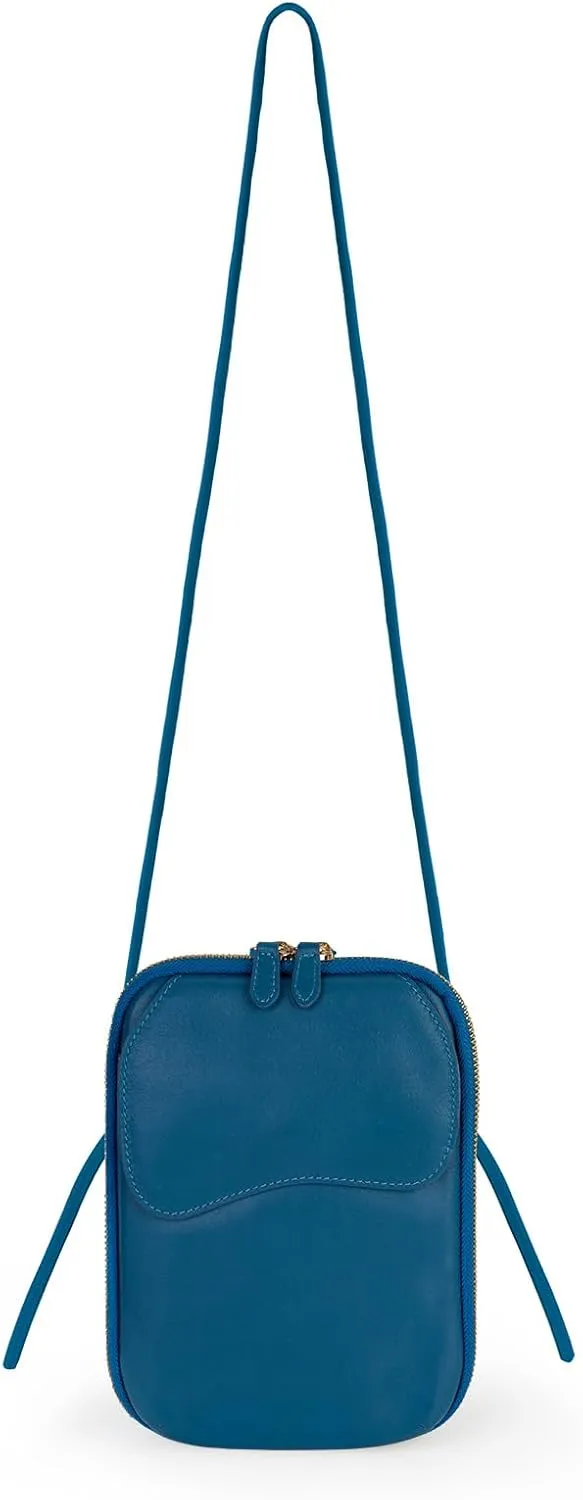 REAL LEATHER CROSSBODY HANDBAG FOR WOMEN,SMALL SIZE PHONE BAGS WITH MAGNETIC LOCK,ZIPPER CLOSURE