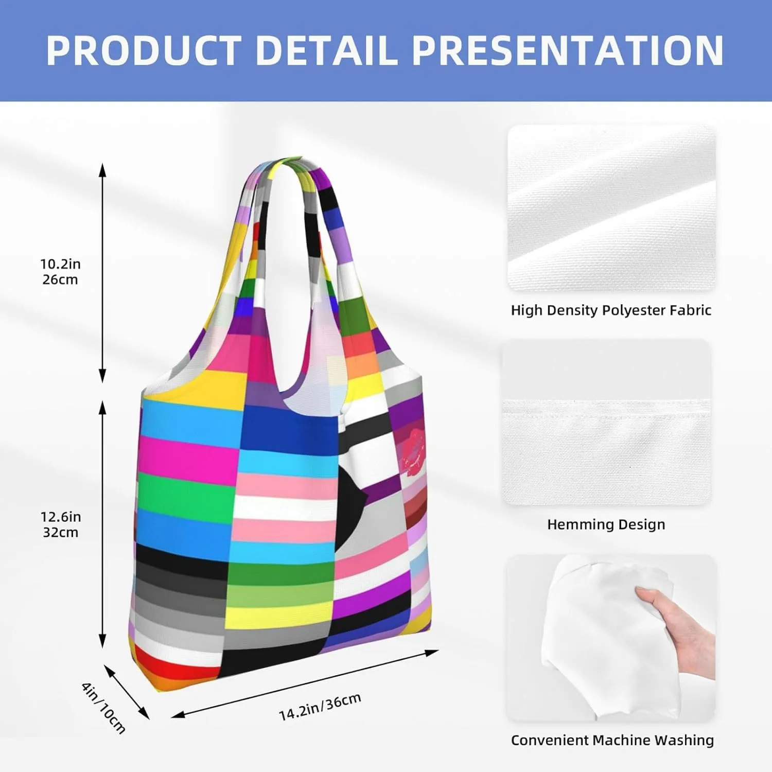 Realistic Tiger Skin Print Canvas Tote Bags Reusable Shopping Bag Handbag for Shopper Beach Gifts