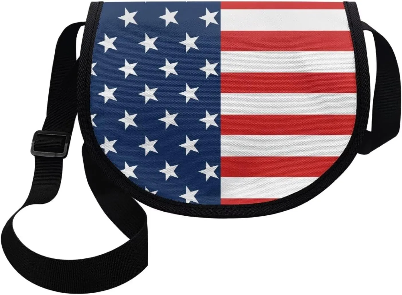 Renewold American Flag Print Crossbody Purse for Boys Girls Crossbody Handbags Travel Party School Crossbody Bag Messenger Cross Body Bag Shoulder Bag with Zip Closure Inner Pocket