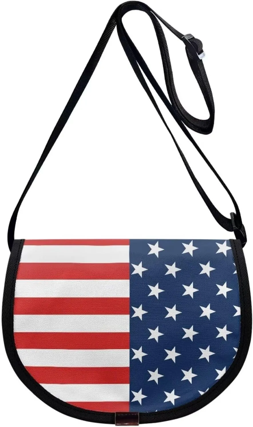 Renewold American Flag Print Crossbody Purse for Boys Girls Crossbody Handbags Travel Party School Crossbody Bag Messenger Cross Body Bag Shoulder Bag with Zip Closure Inner Pocket