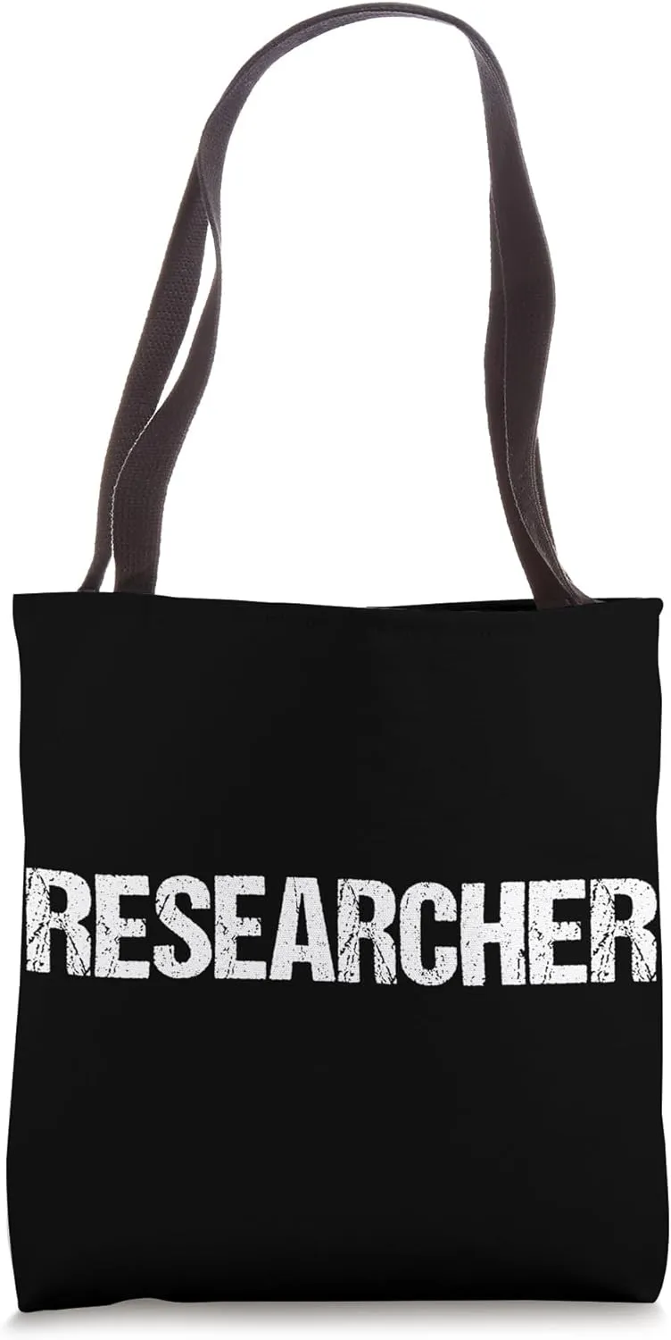 Researcher Simple Title Tote Bag