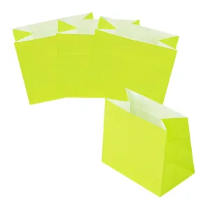 Restaurantware Bag Tek 4.3 x 2.5 x 3.8 Inch Paper Bags For Snacks - 100 Large Paper Bags - Disposable, Reusable, Green