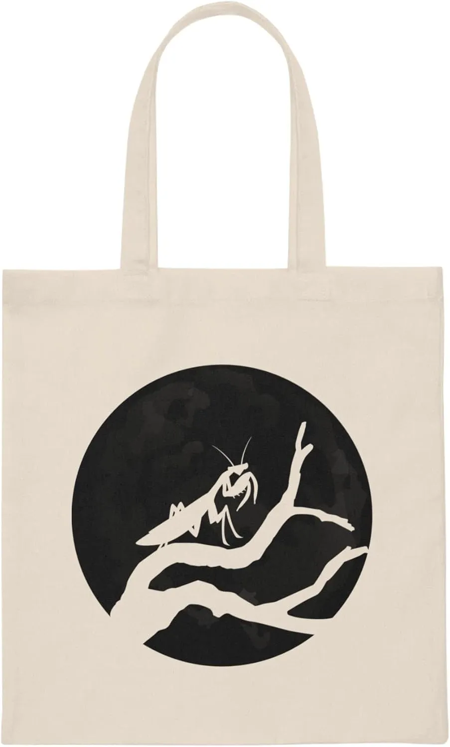 Retro Scientists Professors Insects Enthusiasts Illustration Vintage Mantises Devotee Graphic Statements Puns Canvas Tote Bag