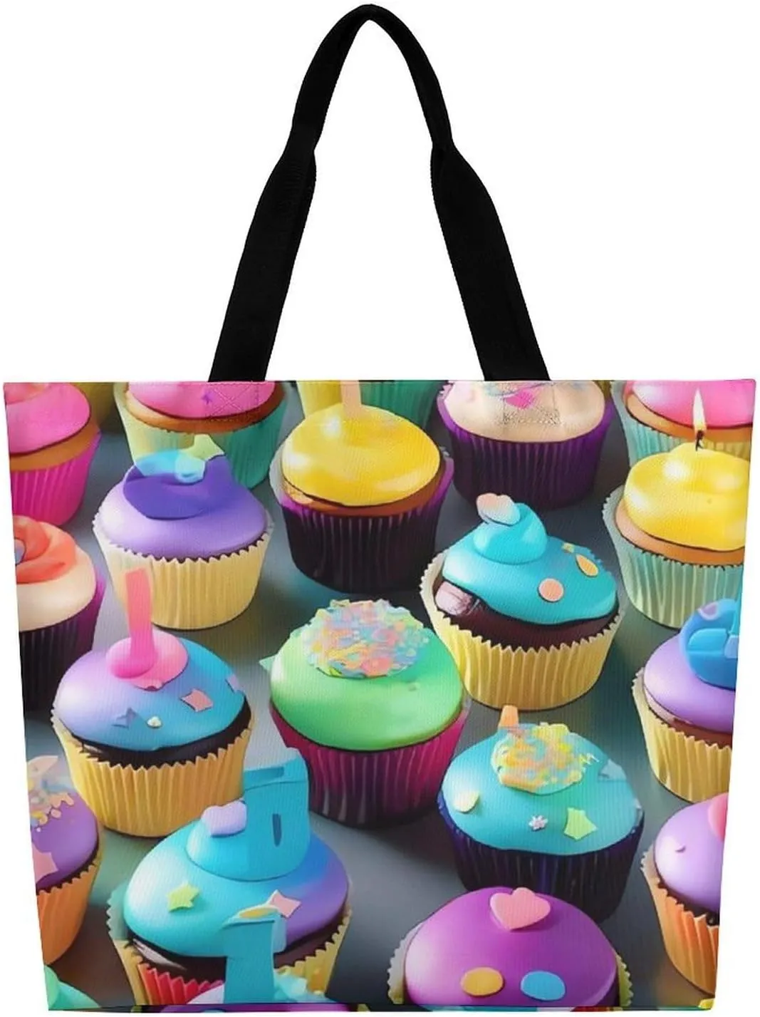 Reusable Shopping Bags Blue Ridge Mountains Grocery Bag Foldable Washable Tote Bag