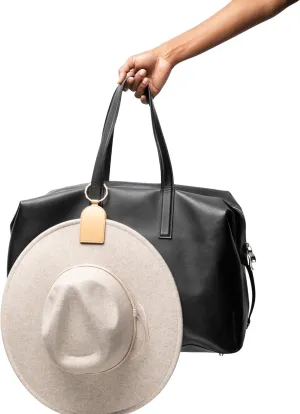 RND DKMO Hat Clip - Magnetic Hat Holder for Traveling Bags, Backpacks, Purses, Totes and More, Hands Free Bag Accessory