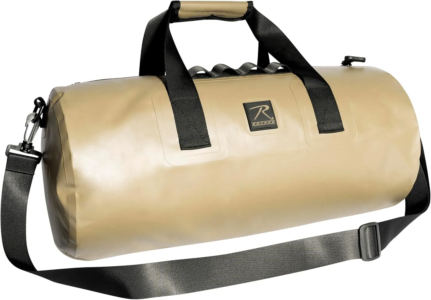 Rothco Waveguard Waterproof Duffle Bag – Dry Storage Duffel Hiking Boating Kayaking Canoeing Travel Beach Sack - Desert Sand