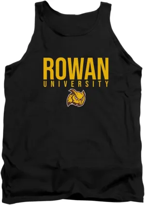 Rowan University Official Stacked Unisex Adult Tank Top