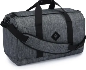 RV10050 Continental Large, Striped Black Duffle