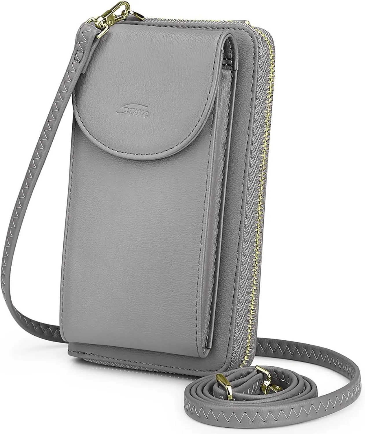 S-ZONE Small Crossbody Bags for Women Cell Phone Purse RFID Blocking Wallet Purses with Credit Card Slots
