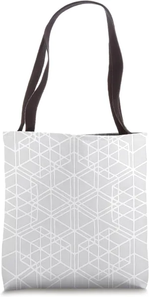 Sacred Geometry Hexagon Matrix Geometric Tote Bag