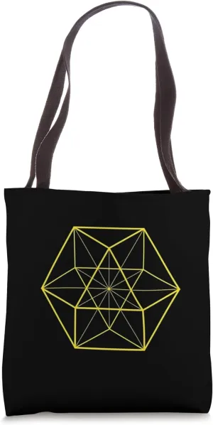 Sacred Geometry Vector Equilibrium Circle Geometric Shape Tote Bag