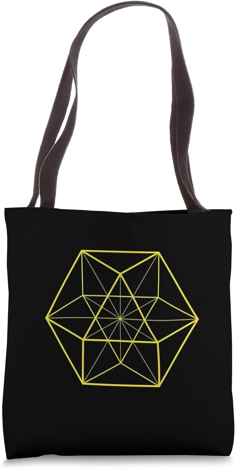 Sacred Geometry Vector Equilibrium Circle Geometric Shape Tote Bag