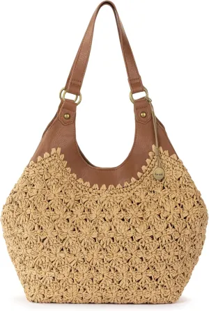 Sakroots The Sak Roma Shopper Shoulder Bag Large Purse & Tote Bag with Double Straps & Zipper Pockets for Everyday & Travel