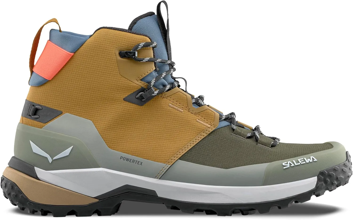 Salewa Men's Puez Mid Powertex Waterproof Trail Boot for Hiking & Trekking