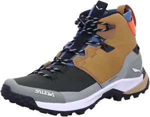 Salewa Men's Puez Mid Powertex Waterproof Trail Boot for Hiking & Trekking