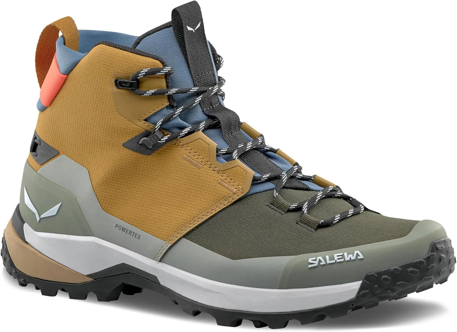 Salewa Men's Puez Mid Powertex Waterproof Trail Boot for Hiking & Trekking