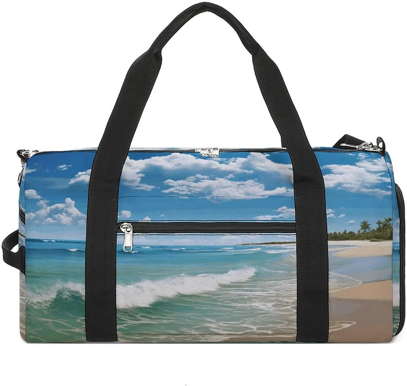 Sandy Beach Gym Bag for Men Women Water Resistant Duffle Bag Travel Lightweight Bag for Travel Sports