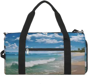 Sandy Beach Gym Bag for Men Women Water Resistant Duffle Bag Travel Lightweight Bag for Travel Sports