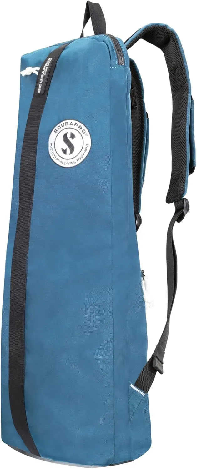 SCUBAPRO Sport 10 Dive Bag with Backpack Straps and Top Handle for Scuba Diving Gear, Denim Blue Color Fabric