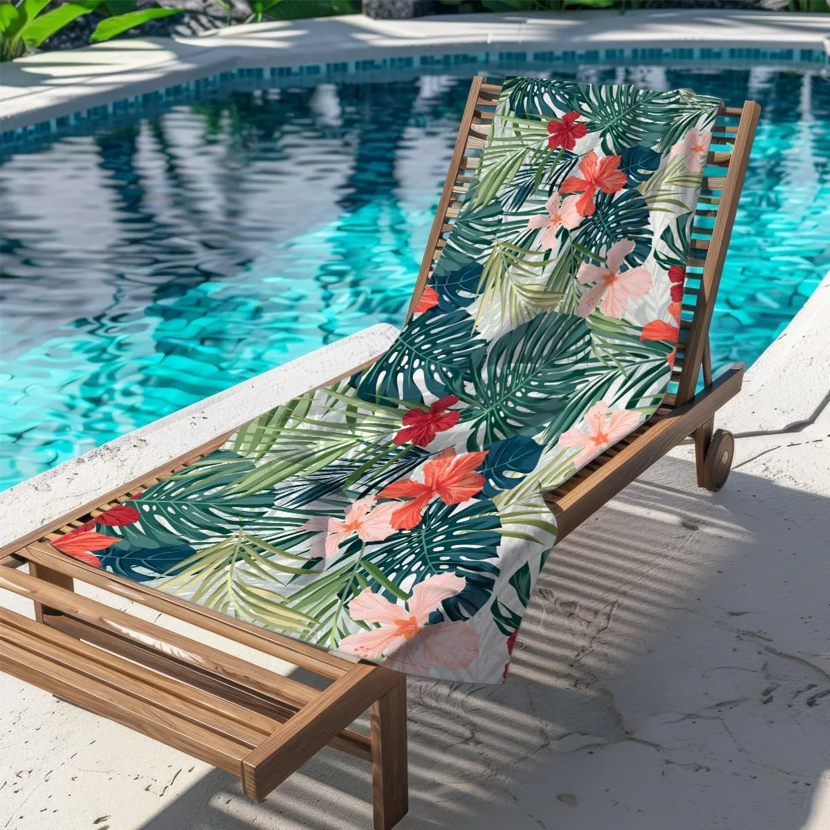 SENJIAN Beach Towel Sand Free Quick Dry Lightweight Travel Tropical Palm Leaf Beach Towel And Tote Bag Set Ladies Beachs Essentials, Suitable for Swimming Pools, Cruise Vacations, Travel, Camping